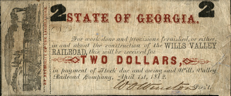 $2.00 G-1509.1 Wills Valley RR